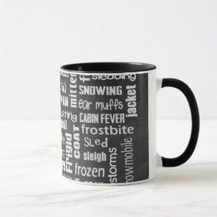 Caneca Colagem de inverno