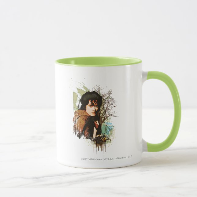 Caneca Colagem de vetor de mídia mista FRODO™ (Direita)