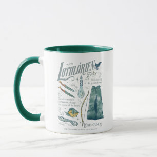 Caneca Colagem Gráfica em Aquarela LOTHLORIEN™