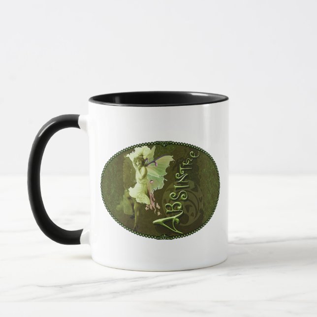 Caneca Colagem Látea Verde III (Esquerda)