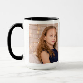 Caneca Colagem Personalizada de Três Fotografias