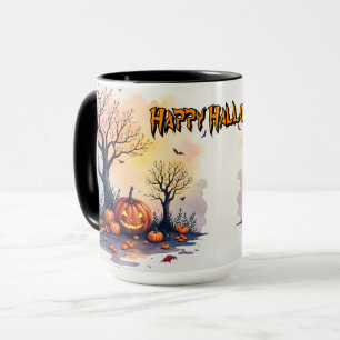 Caneca Coleção Assustadora e Fofa de Halloween na Moda