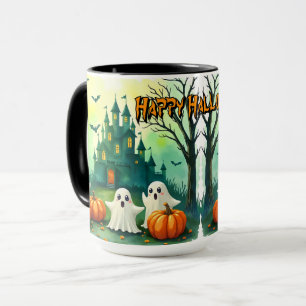 Caneca Coleção Assustadoramente Fofa de Halloween Popular