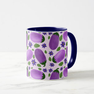 Caneca Coleção Berinjela Blush & Bloom – Lilás Suave