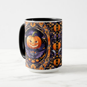 Caneca Coleção de Abóbora de Tendência do Outono