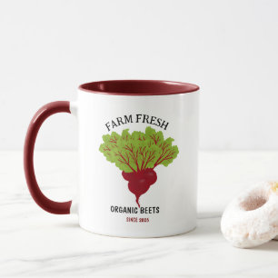 Caneca Coleção de Beterraba Fresca