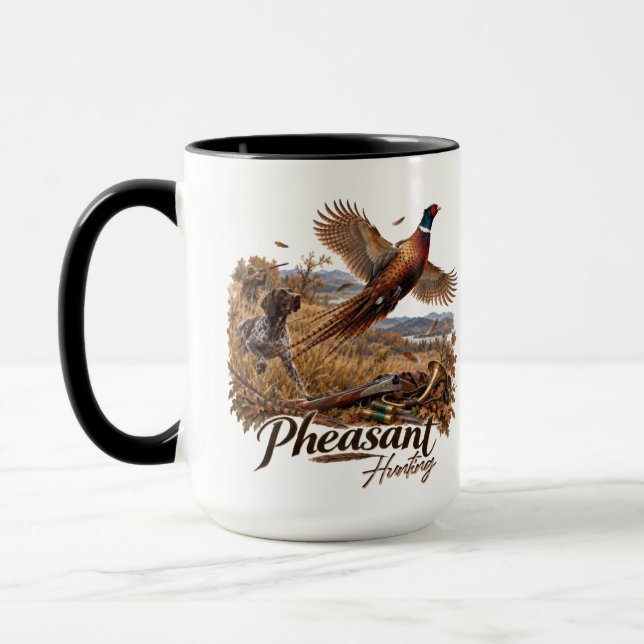 Caneca Coleção de Caça do Pointer de Pelo Curto Alemão (Esquerda)