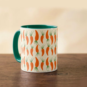 Caneca Coleção de Cenouras Botânicas