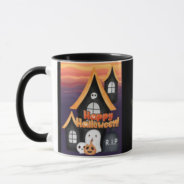 Caneca coleção de estilos de halloween (Esquerda)