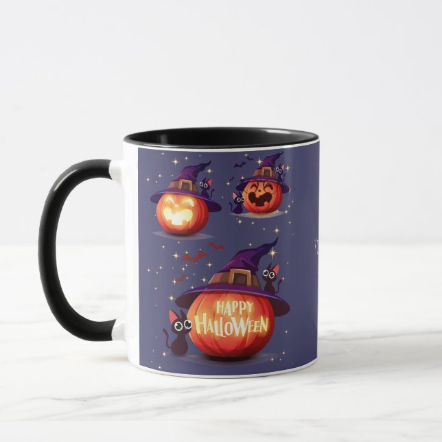 Caneca coleção de estilos de halloween (Esquerda)