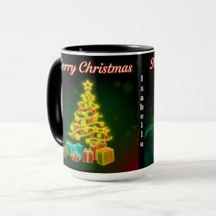 Caneca Coleção de Férias Neon da Trendy de Natal