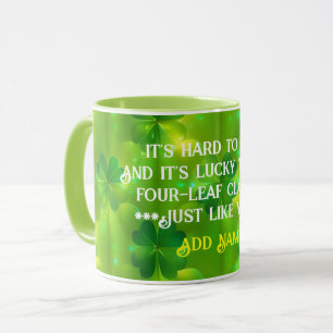 Caneca Coleção de Listas Trendy Green Clover 4
