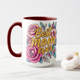 Caneca Coleção de Presentes Modernos Floral de Luxo
