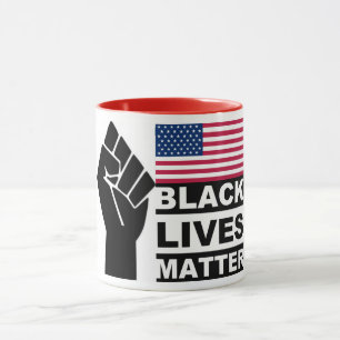 Caneca Coleção de Sinalizador Black Lives Matter USA
