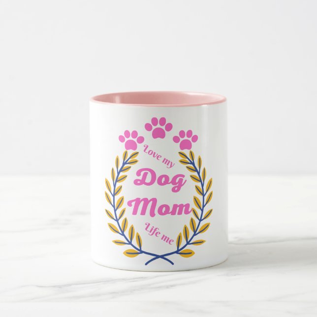 Caneca Coleção de vidas de cachorros apaixonados (Centro)