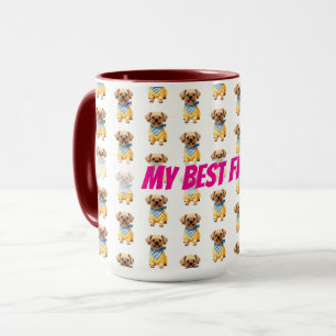 Caneca Coleção Elegante Personalizada de Cão de Grooming 