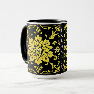 Caneca Coleção Floral Moderna e Elegante de Luxury