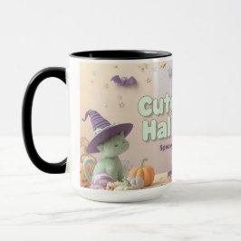 Caneca 🧡 ✨ Coleção “Halloween Fofo & Gentil” 🎃🌿