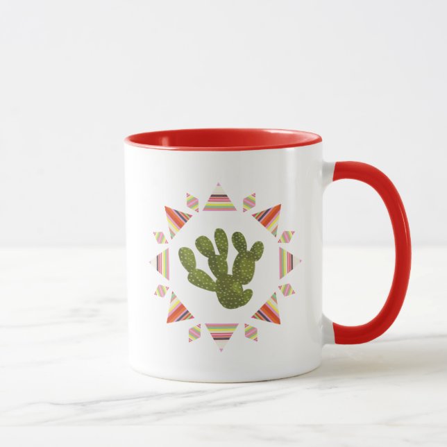 Caneca Coleção Llamarama | Círculo Cactus (Direita)