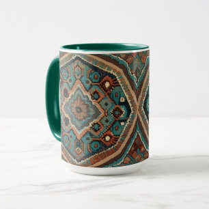 Caneca Coleção Moderna de Padrões Antigos Turcos