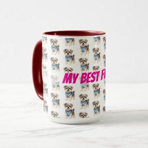 Caneca Coleção Personalizada de Higiene Pet em Ouro Elega