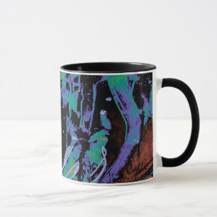 Caneca coleccionável da arte abstracta com estrel