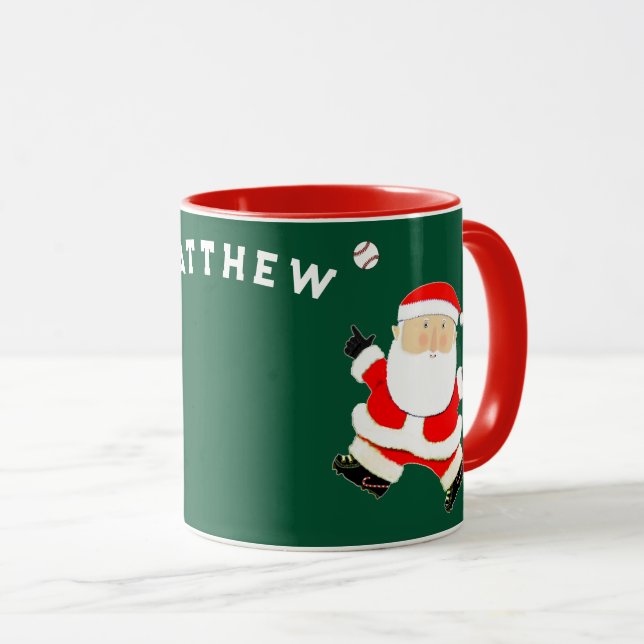 Caneca Colecionável de Férias de Beisebol (Frente Esquerda)