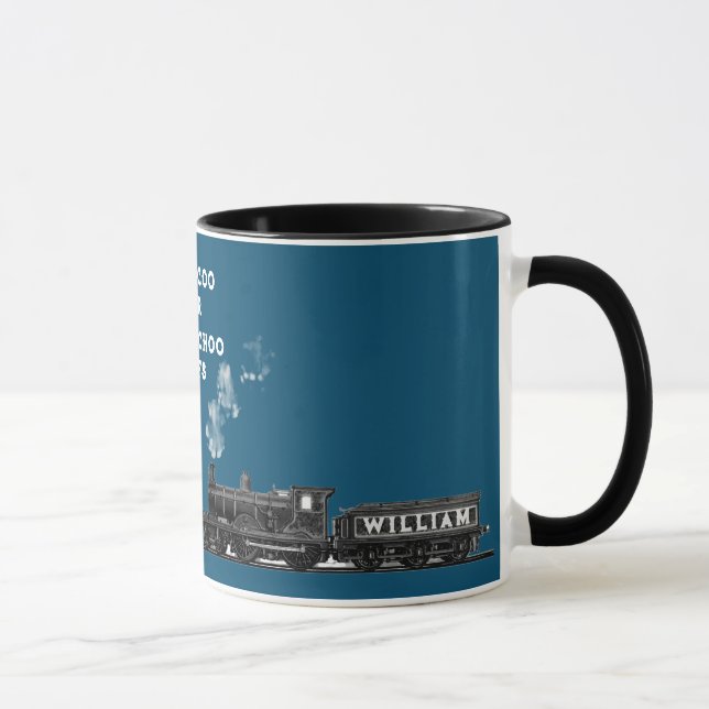 Caneca Colecionável para Amantes de Trem (Direita)