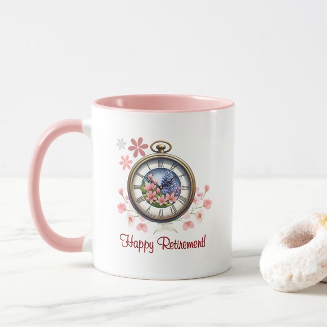 Caneca Colega Amigo da Taça Mug de Bota de Reforma Feliz (Com Donut)