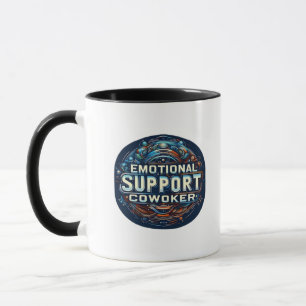 Caneca Colega de Ajuda Emocional, Clássico de Tipografia