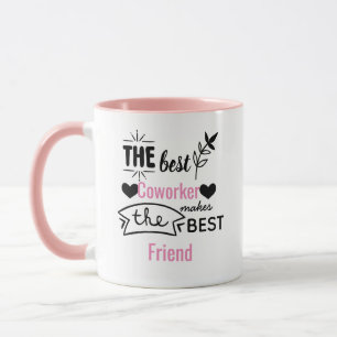 Caneca Colega de Despedida, melhor colega agora, amigos