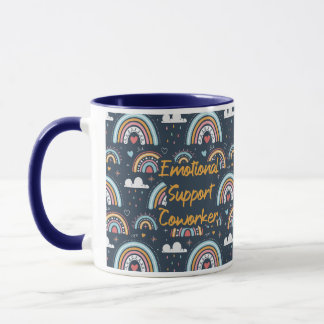 Caneca Colega de Trabalho de Suporte Emocional. Presente