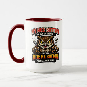 Caneca Colega de Trabalho Engraçado Meu Botão Legal Est