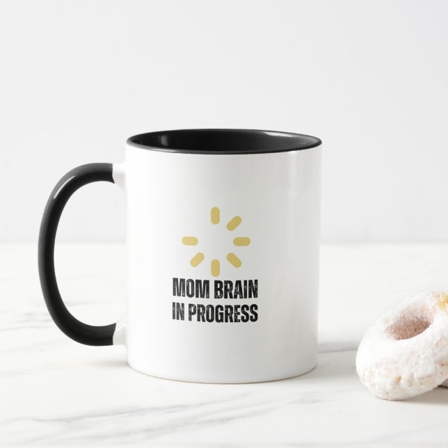 Caneca Coletânea de Citações Divertidas da Vida de Mãe (Com Donut)