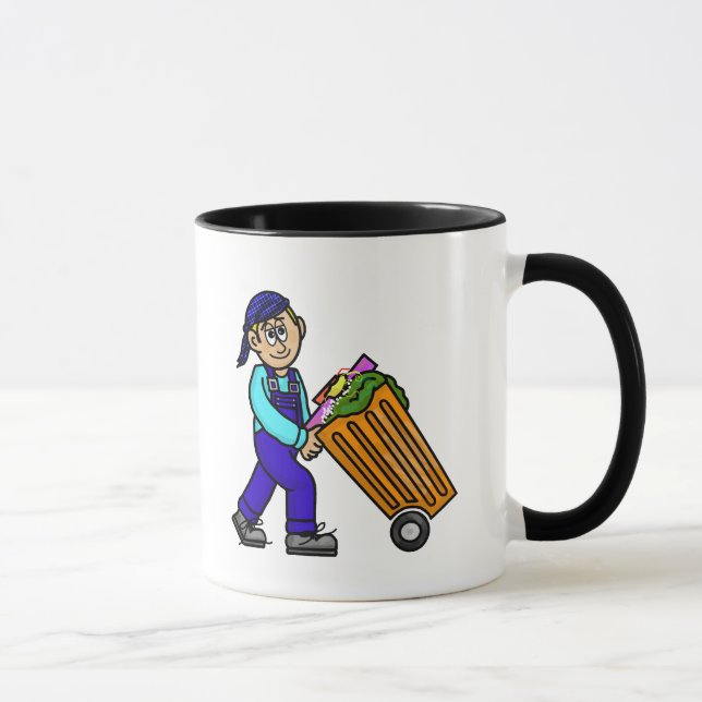 Caneca Coletor de Lixo Personalizado (Direita)