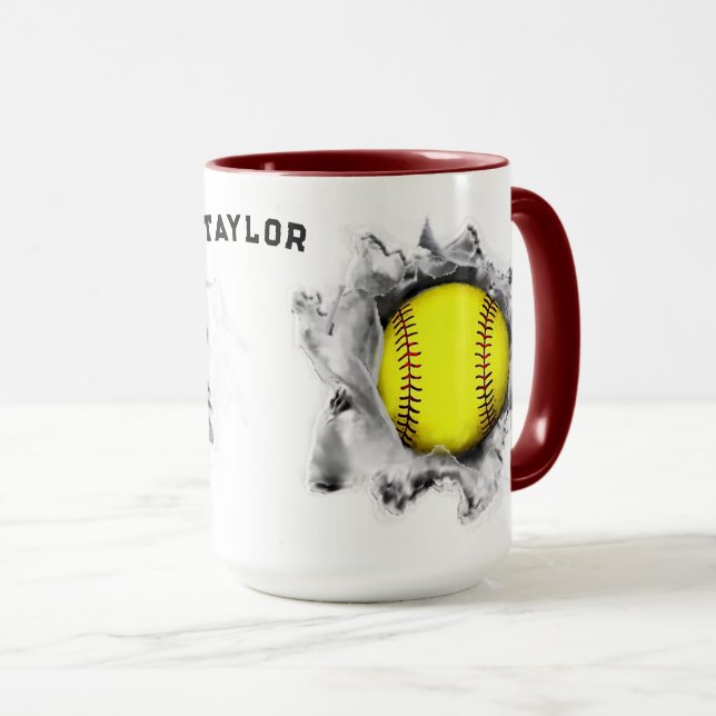 Caneca Coletor de Softball (Frente Esquerda)