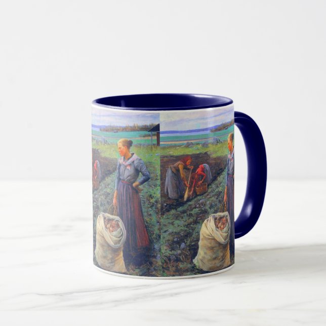 Caneca Colhedores de Batata Elin Danielson 1893 (Frente Esquerda)