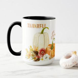 Caneca Colheita de Queda Autumn Seasonal Home Decore Aqua