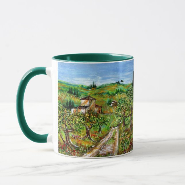 Caneca Colinas VERDES E ÁRVORES AZEITOSAS (Esquerda)