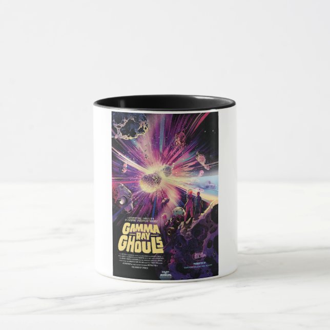Caneca Colisão Cósmica de Kilonova Ray Burst Pulsares Gam (Centro)