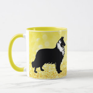 Caneca Collie Silhouette
