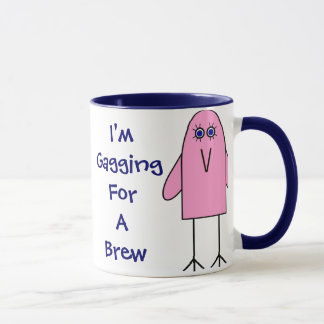 Caneca Colocação de mordaça para uma fermentação!