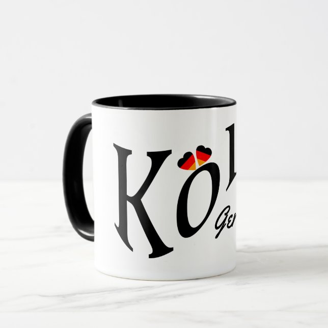 Caneca Colônia Alemanha Mug (Frente Esquerda)