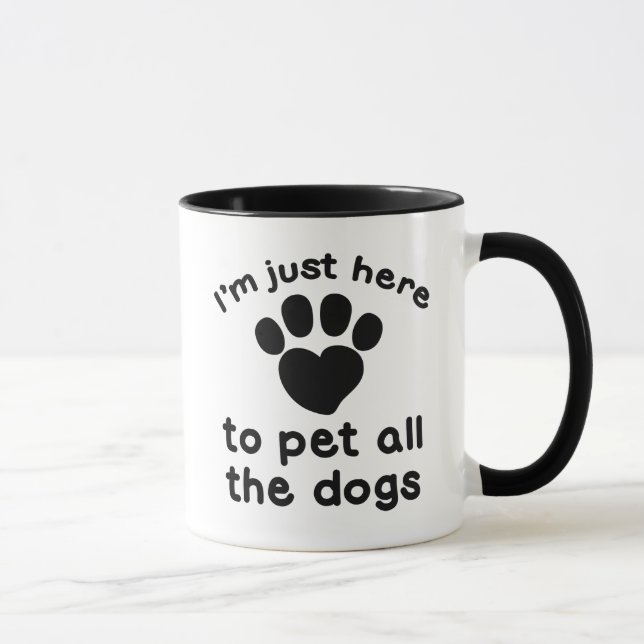 Caneca Coloque Todos Os Cães (Direita)