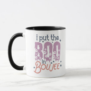 Caneca Coloquei o Boo no Boojee White Halloween