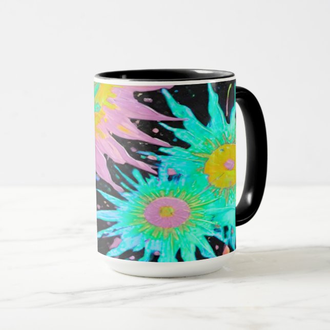 Caneca Color Splash Abstract Art (Frente Esquerda)