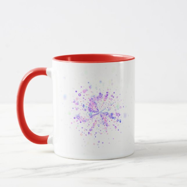 Caneca Colorful Abstract Neon Splash (Esquerda)