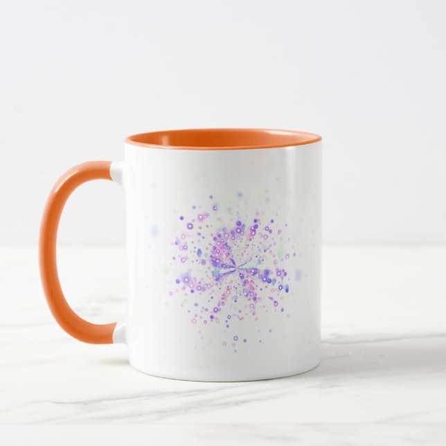 Caneca Colorful Abstract Neon Splash (Esquerda)