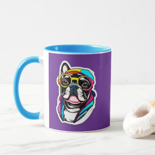 Caneca Colorful Frenchie Hip Hop