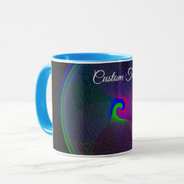 Caneca Colorful Fused Center Geometric Coffee Mug